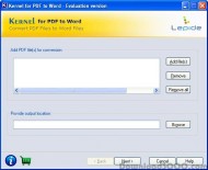Kernel for PDF to Word screenshot